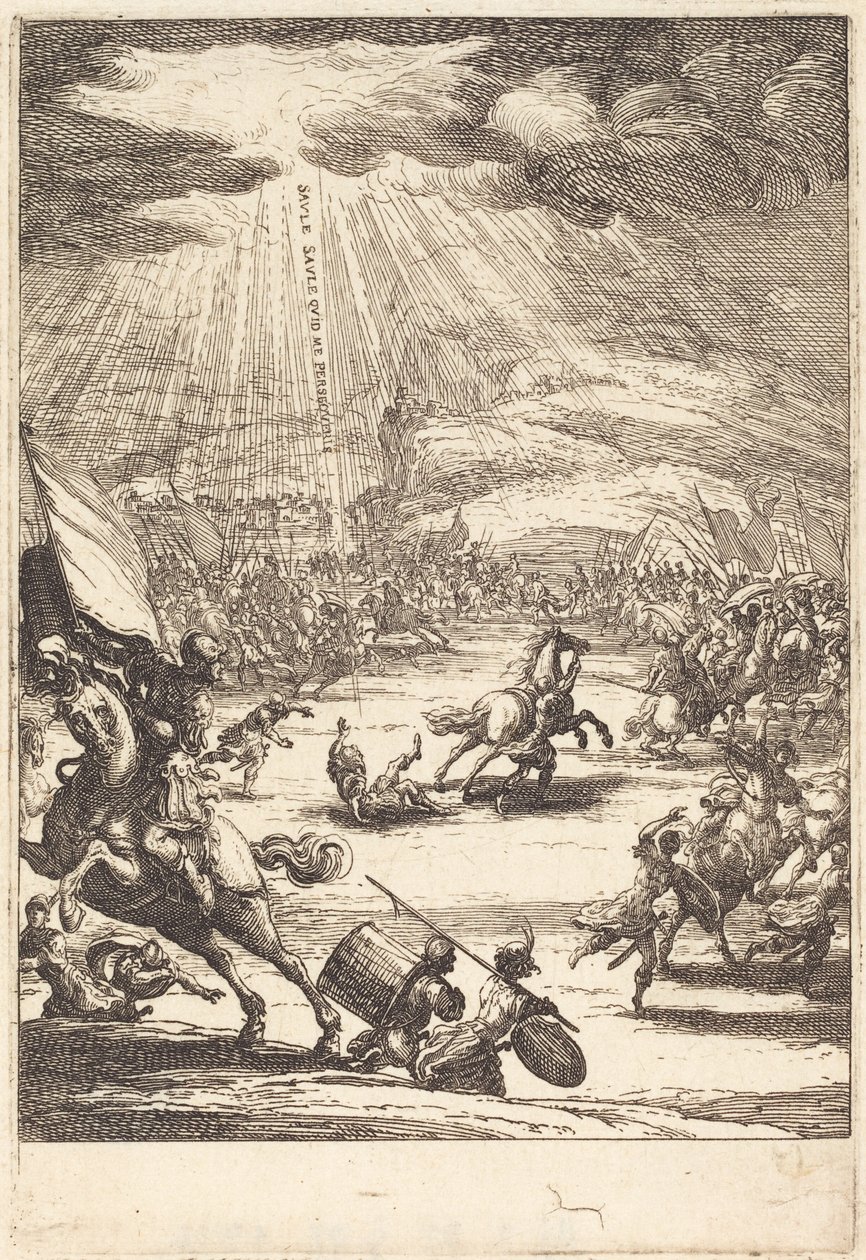 The Conversion of Saint Paul by Jacques Callot
