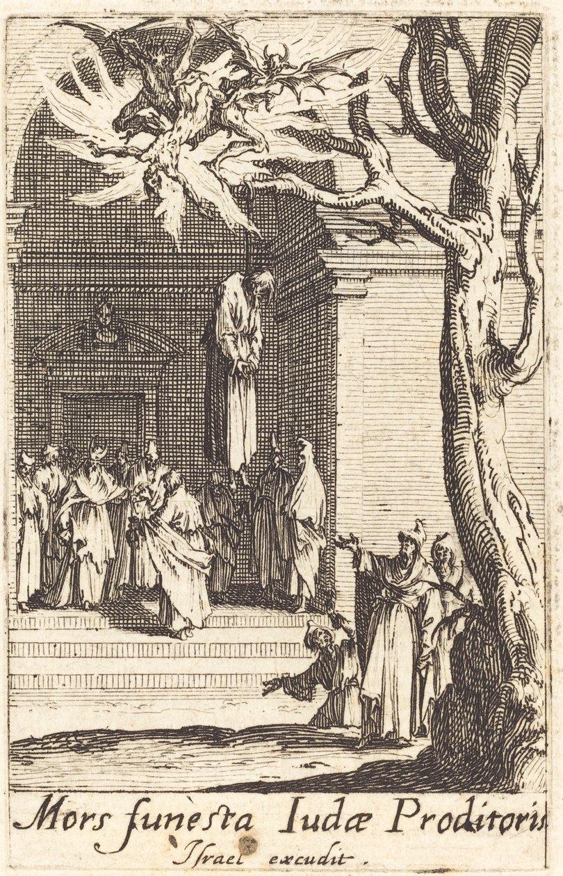 The Death of Judas by Jacques Callot