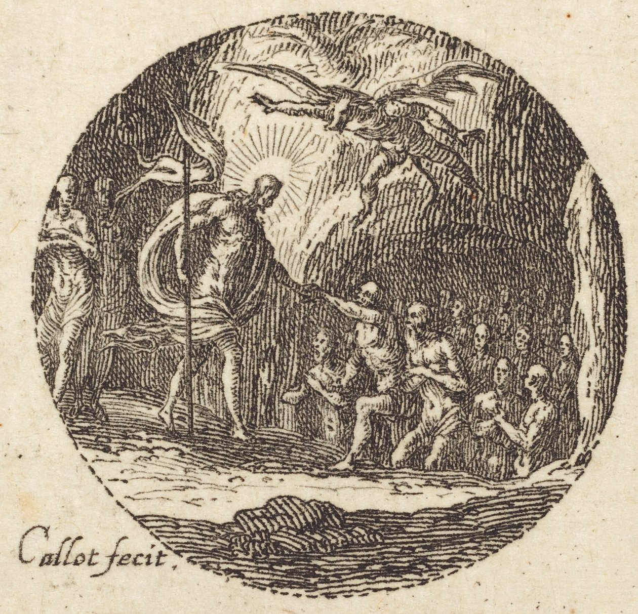 The Entombment by Jacques Callot