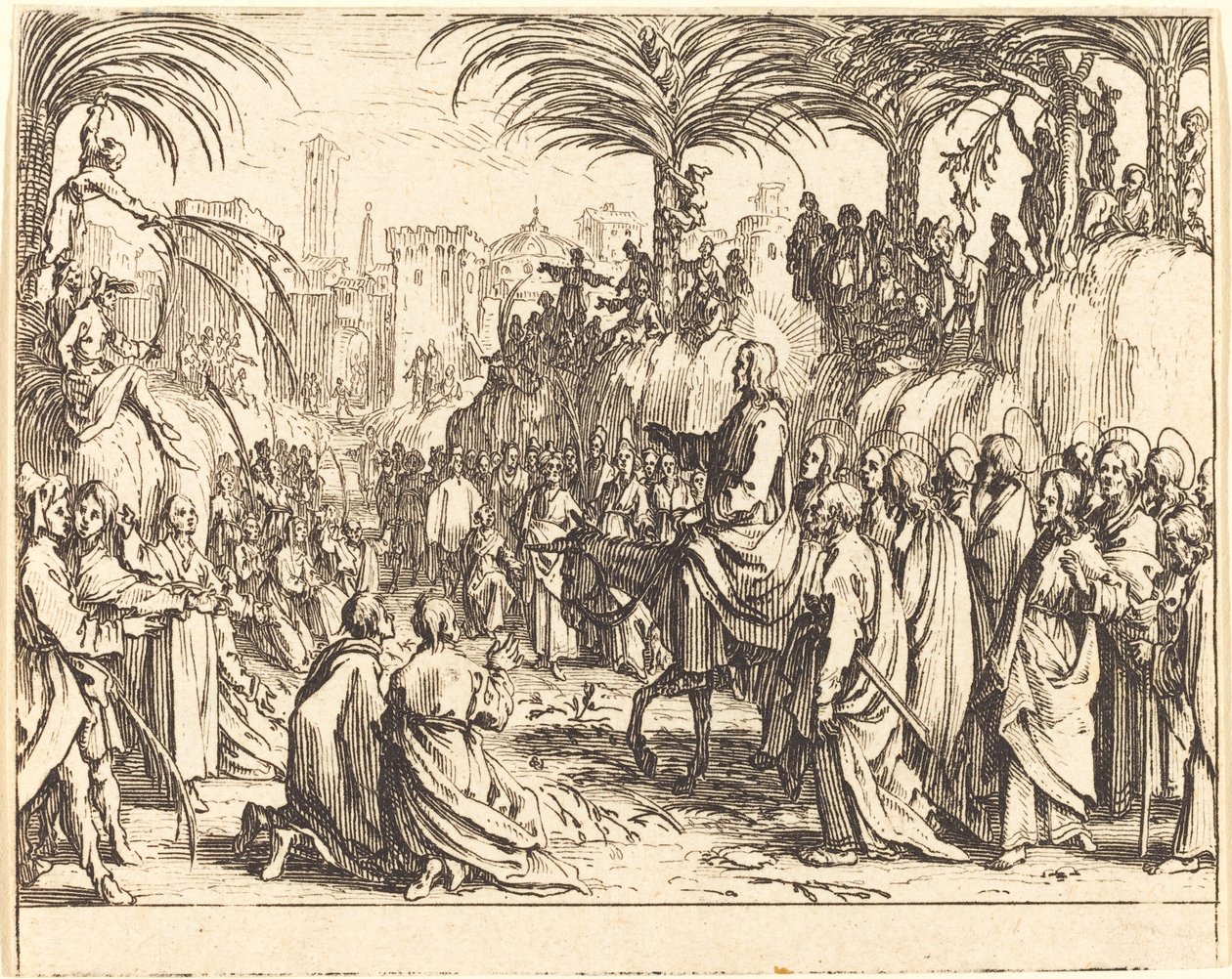 The Entry into Jerusalem by Jacques Callot