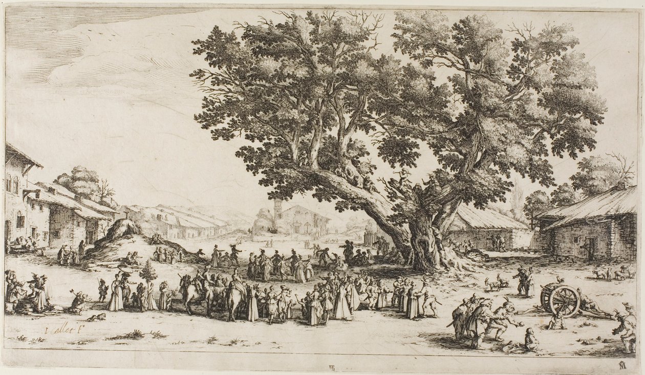 The Fair at Gondreville by Jacques Callot