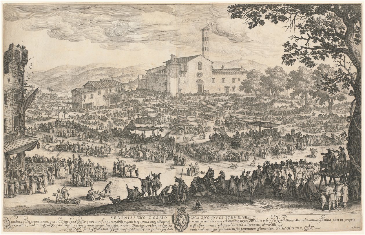 The Fair at Impruneta by Jacques Callot