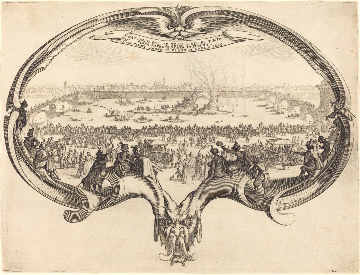 The Fan by Jacques Callot