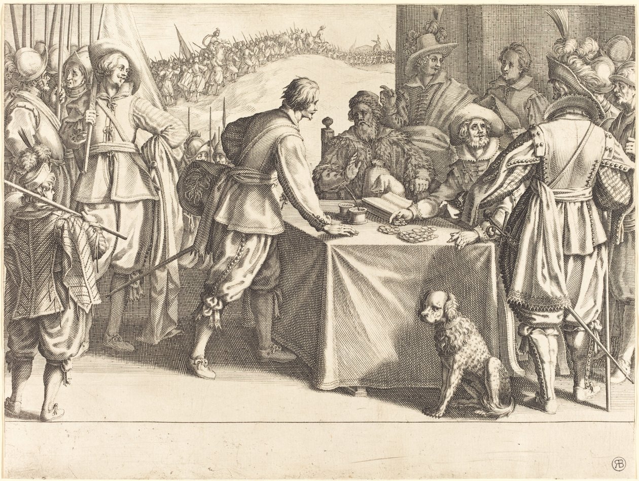 The Hiring of the Troops by Jacques Callot