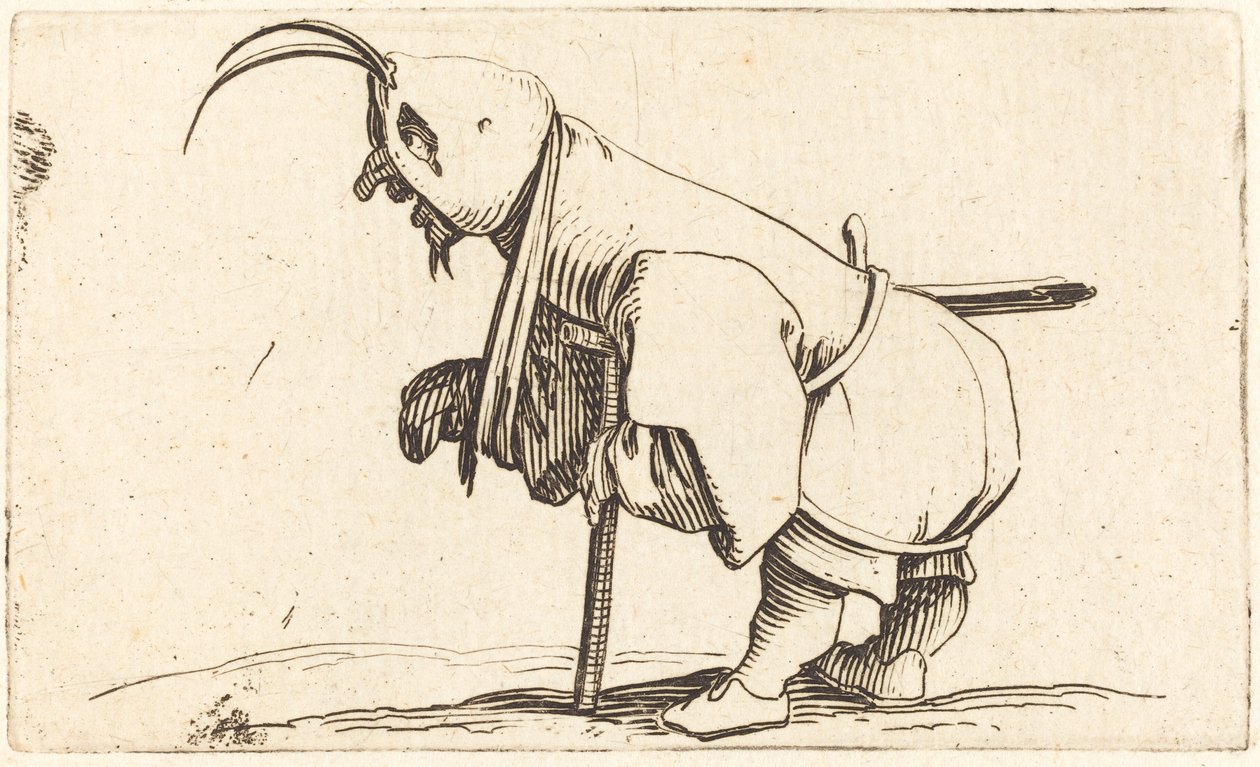 The Hooded Cripple by Jacques Callot