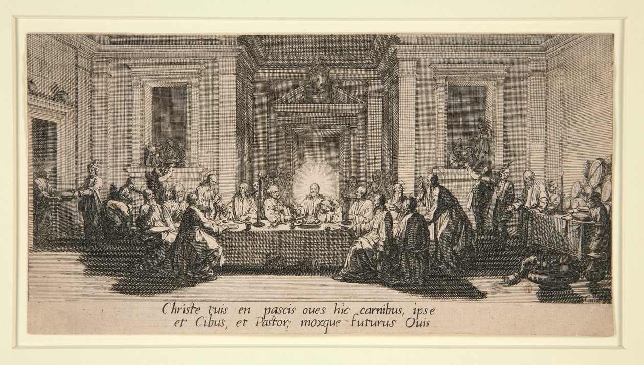 The Last Supper by Jacques Callot