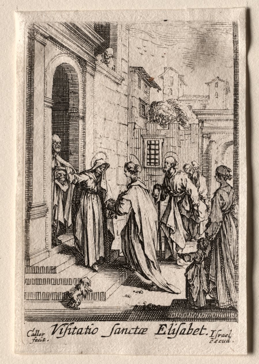 The Visitation by Jacques Callot