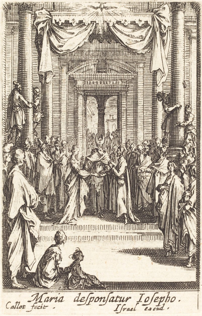 The Marriage of the Virgin by Jacques Callot
