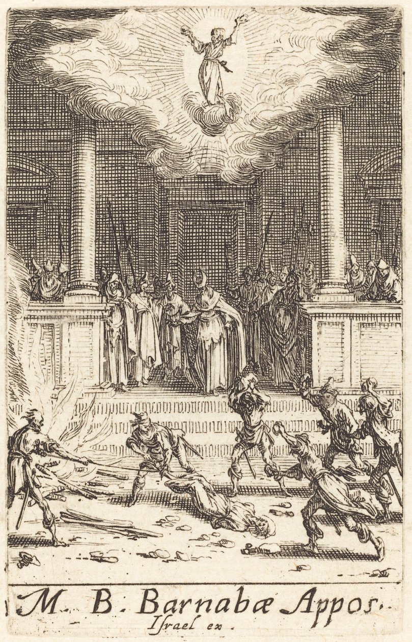 The Martyrdom of Saint Barnabas, c. 1634-1635 by Jacques Callot
