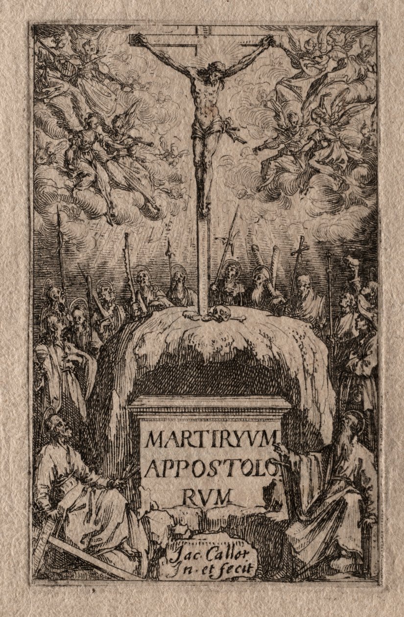 The Martyrdom of the Apostles: Frontispiece by Jacques Callot