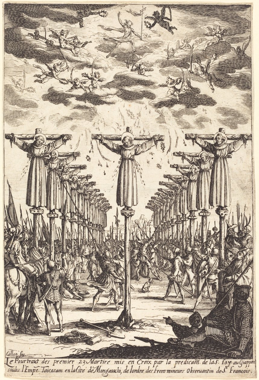 The Martyrs of Japan by Jacques Callot