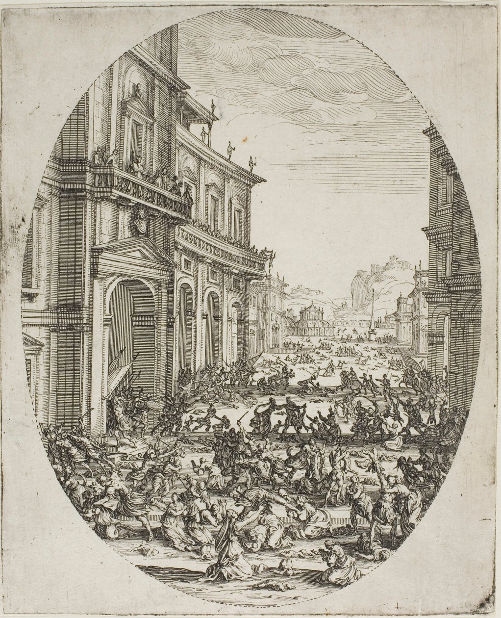 The Massacre of the Innocents (Second plate) by Jacques Callot