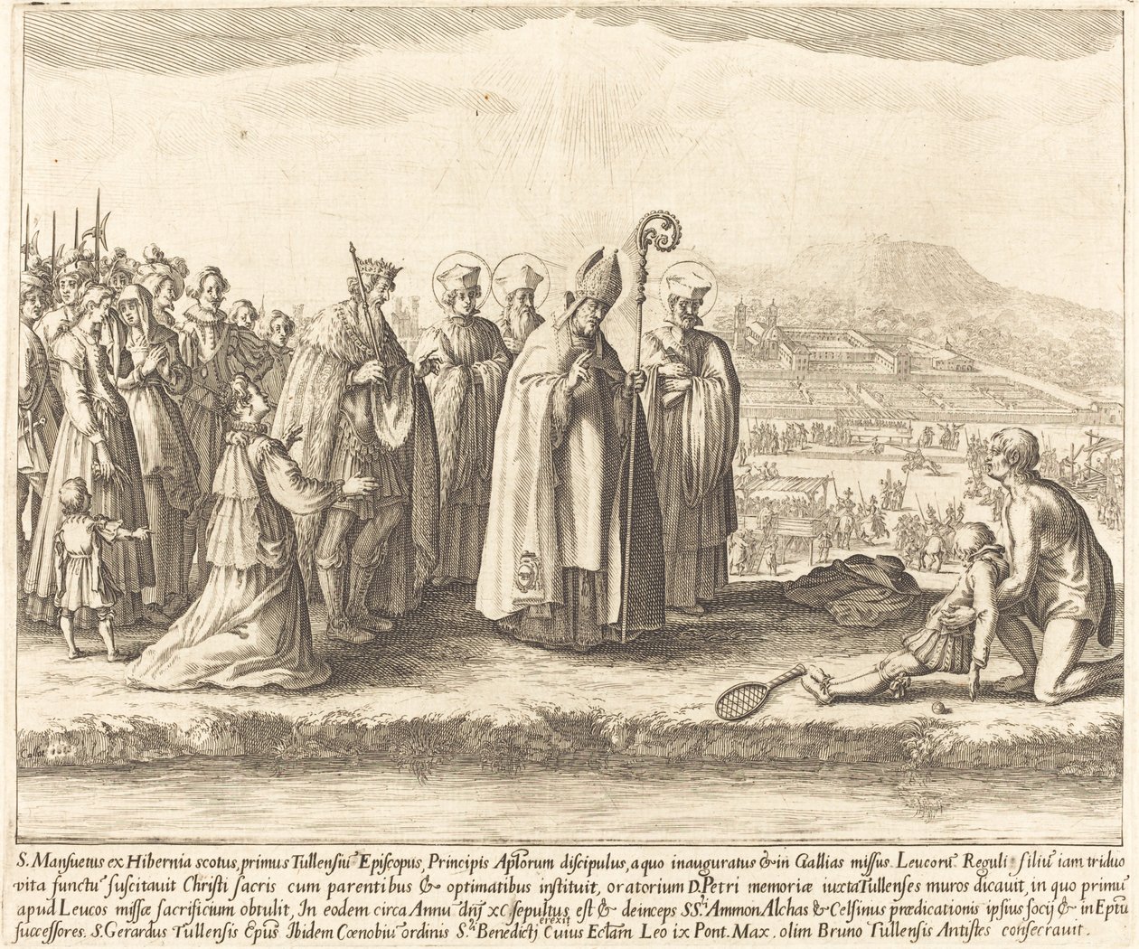 The Miracle of Saint Mansuy by Jacques Callot