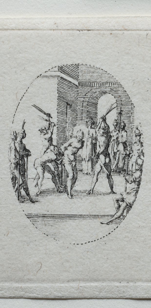 The Mysteries of the Passion: The Flagellation by Jacques Callot
