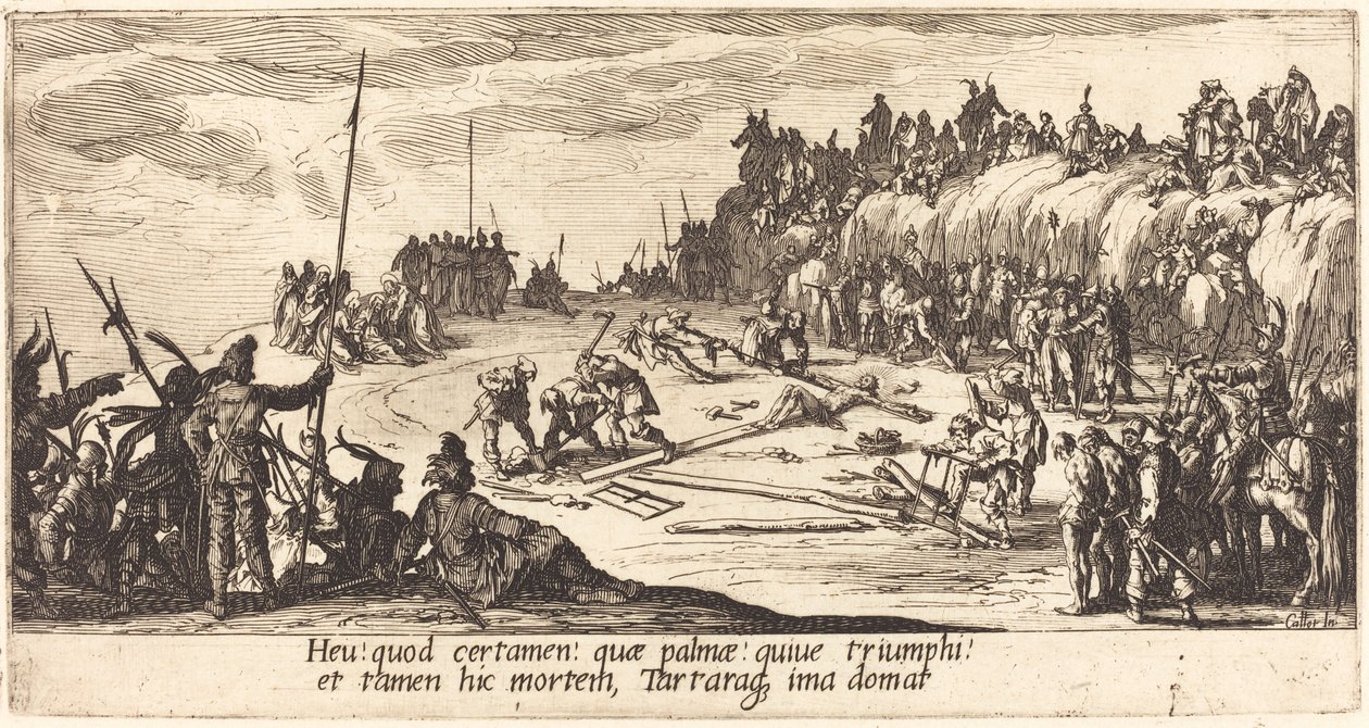 The Nailing to the Cross by Jacques Callot