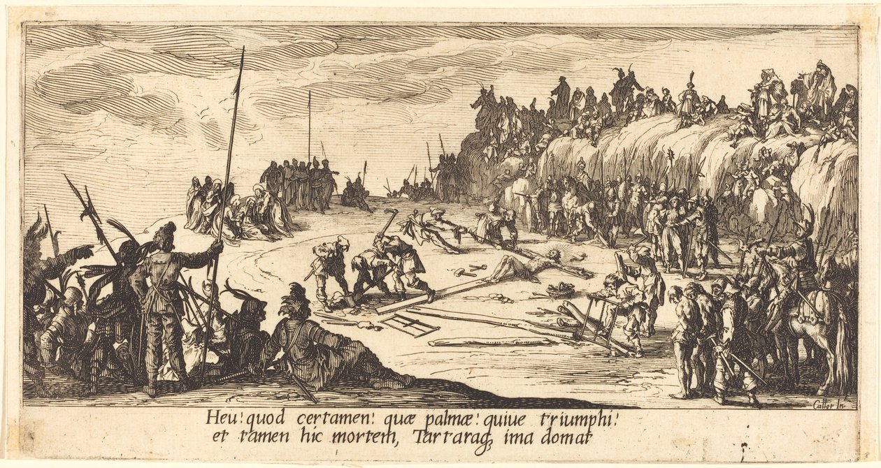 The Nailing to the Cross by Jacques Callot