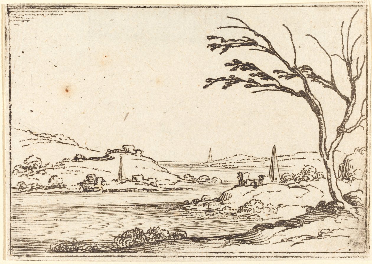 The Nile Flooding by Jacques Callot