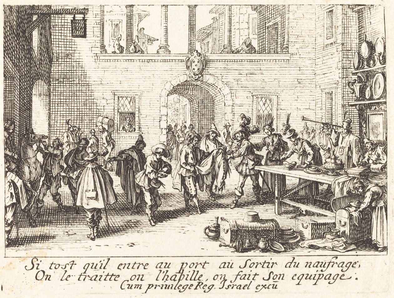 The Parents Bestow Gifts by Jacques Callot