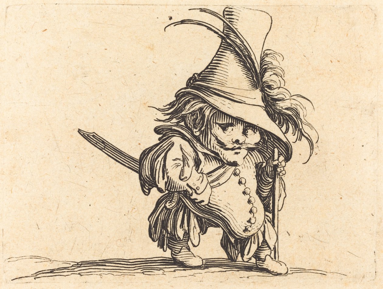 The Potbellied Man with the Tall Hat by Jacques Callot