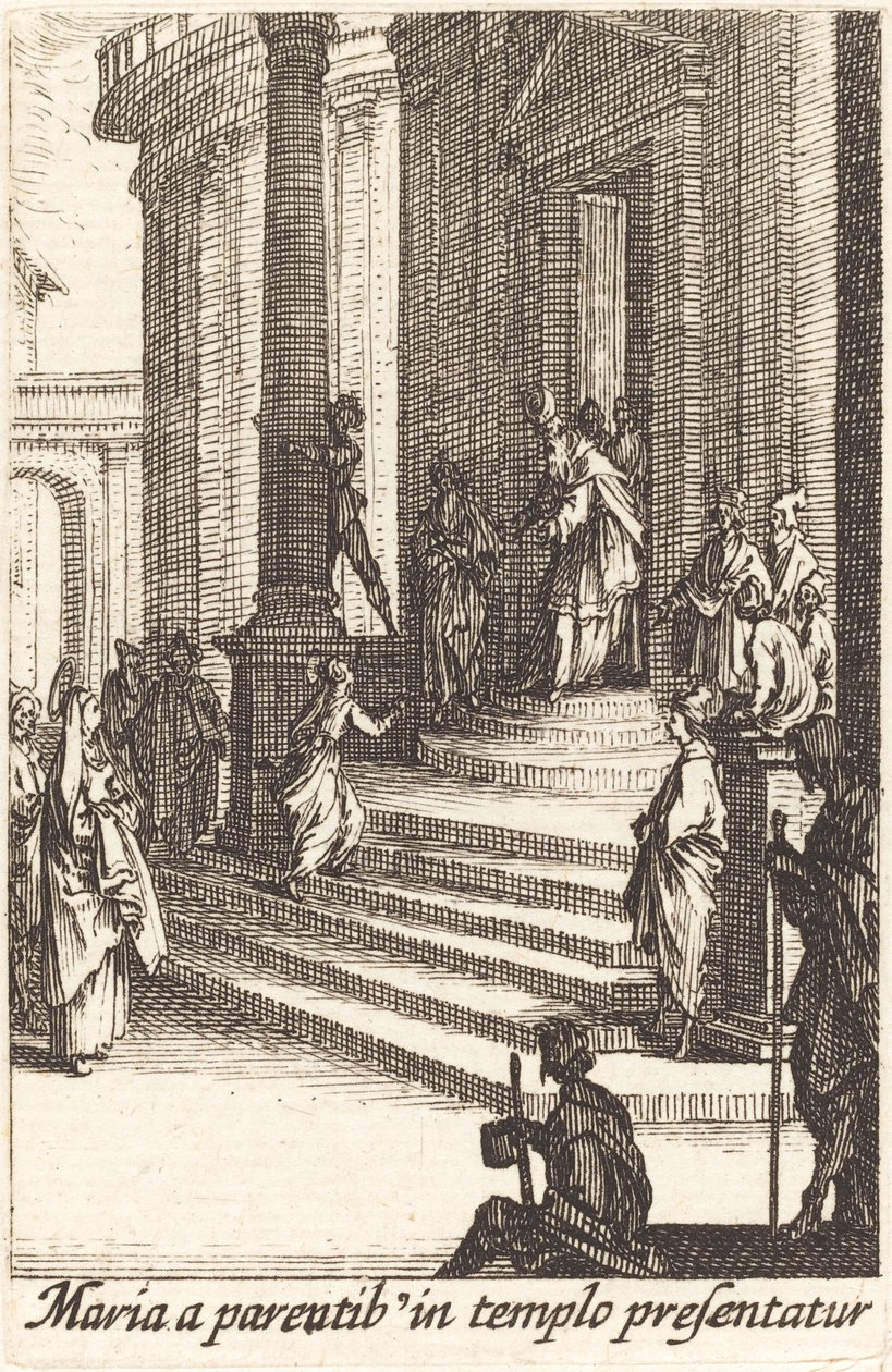 The Presentation of the Virgin by Jacques Callot