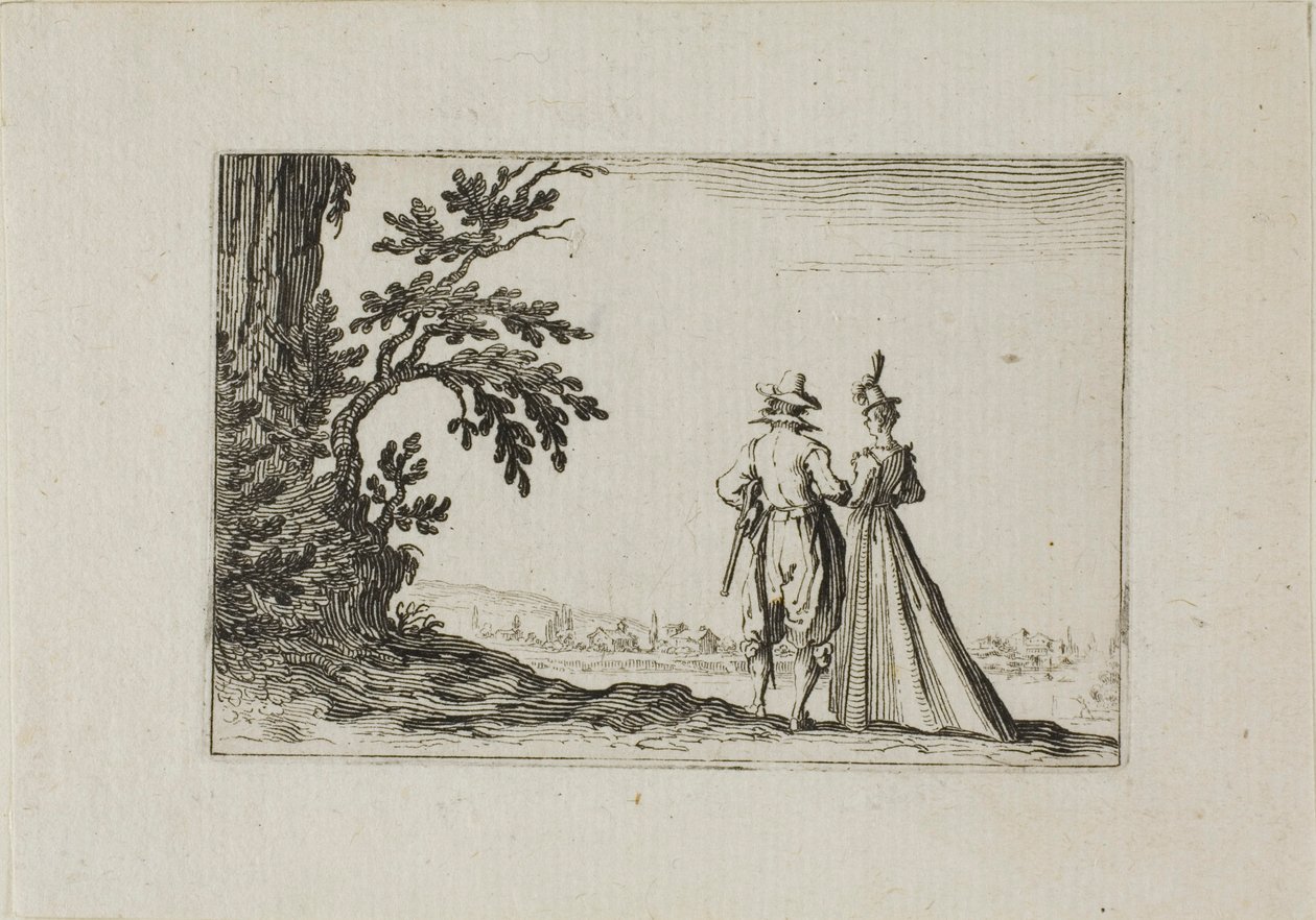 The Promenade, from The Caprices by Jacques Callot