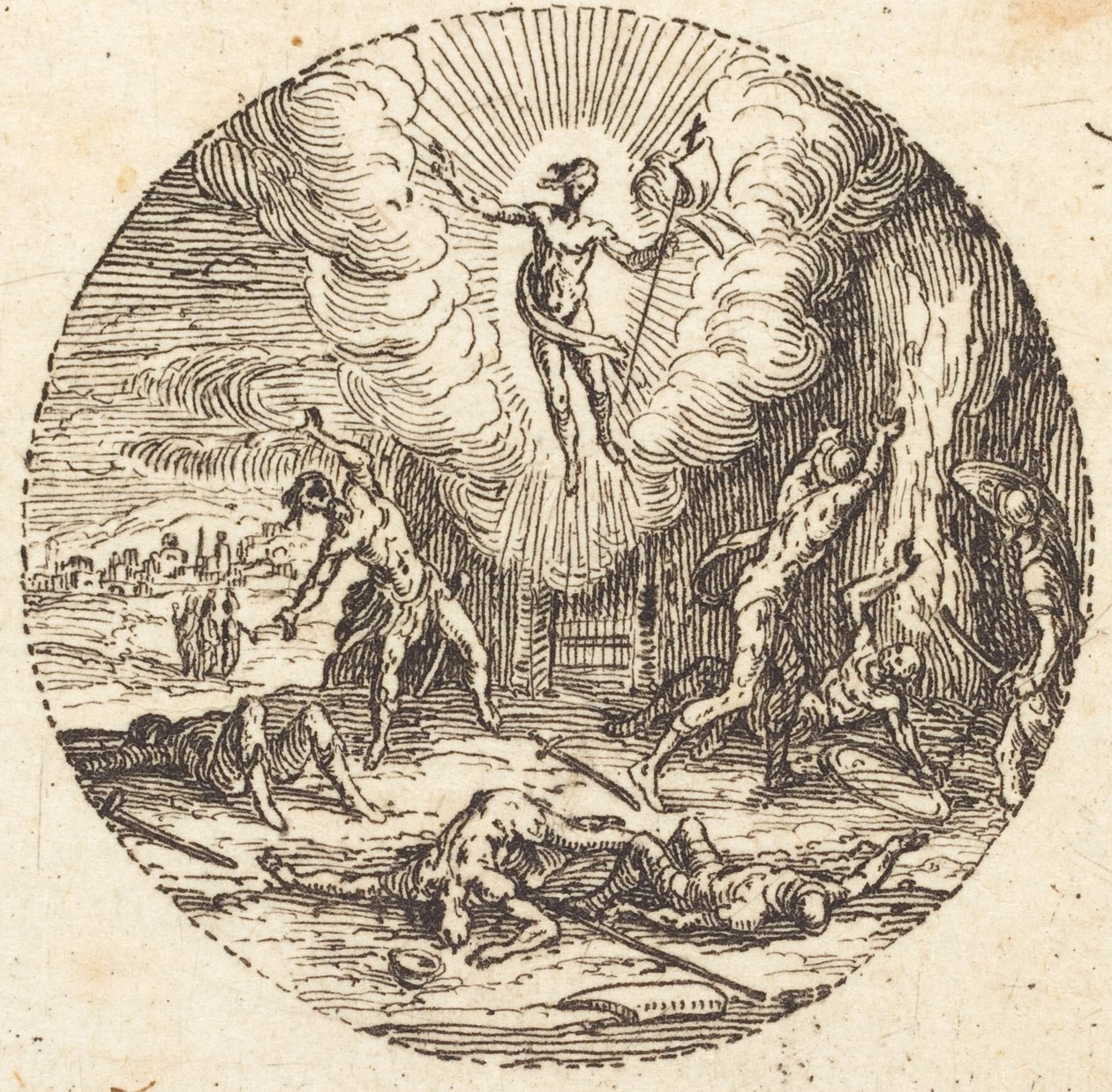 The Resurrection by Jacques Callot