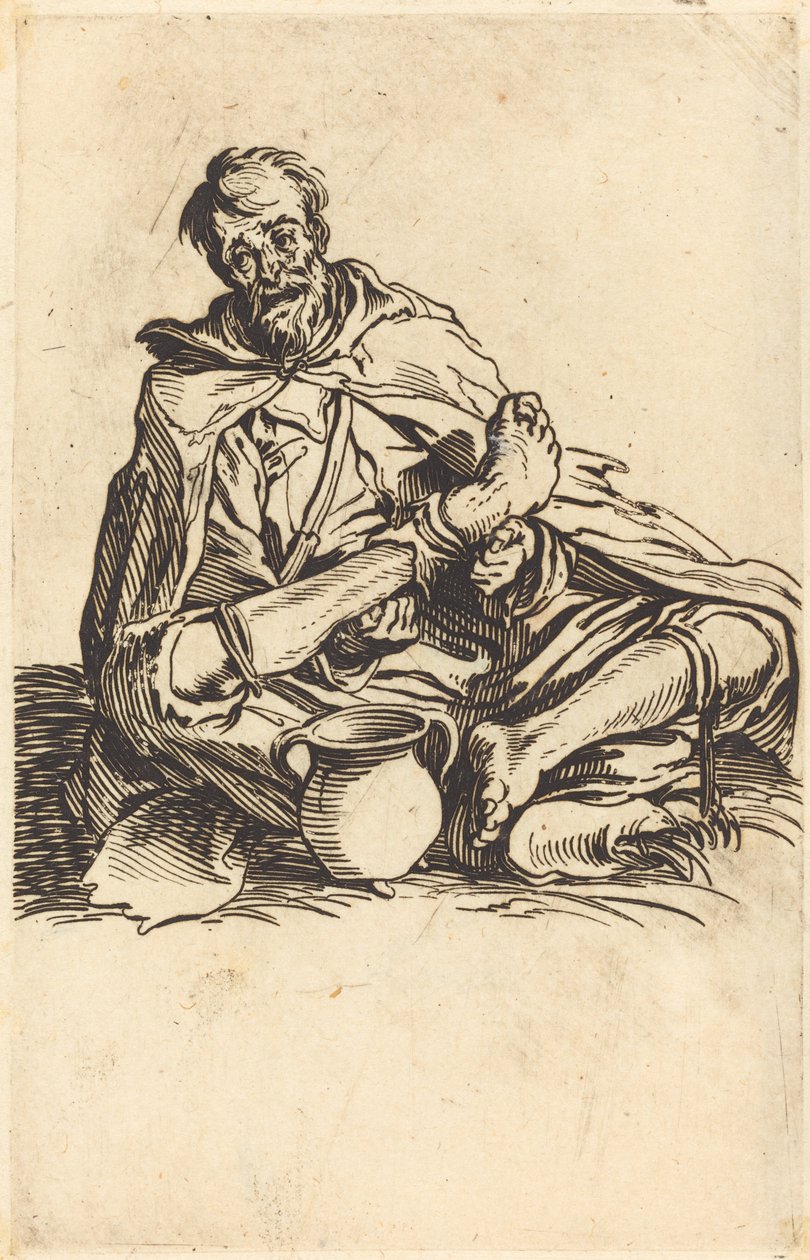 The Sick Man by Jacques Callot