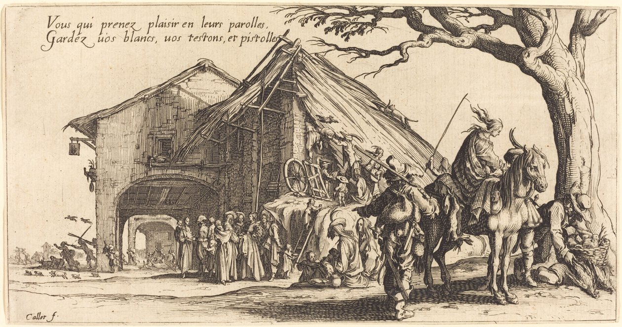 The Stopping Place by Jacques Callot