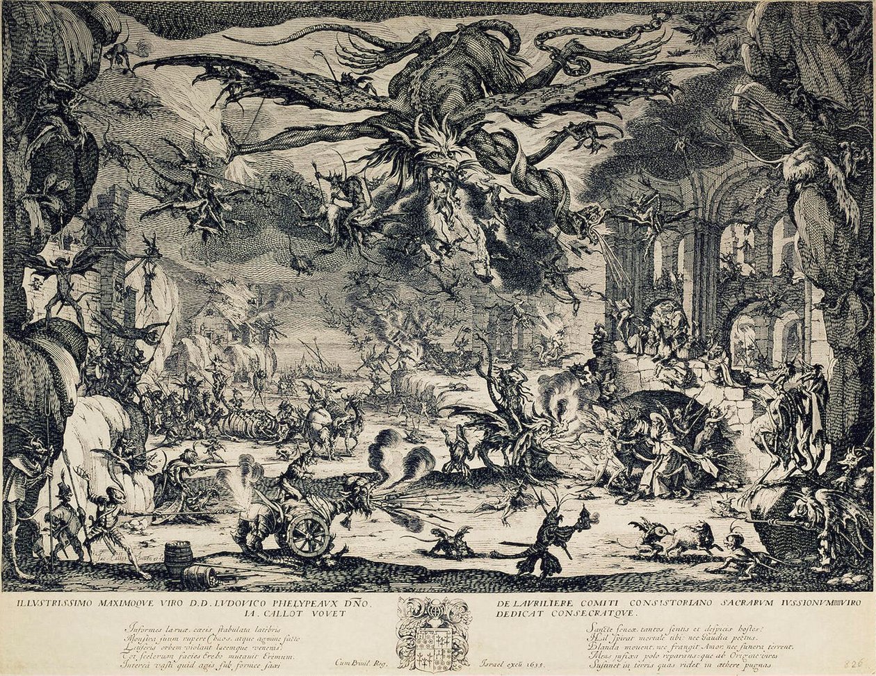 The Temptation of Saint Anthony by Jacques Callot
