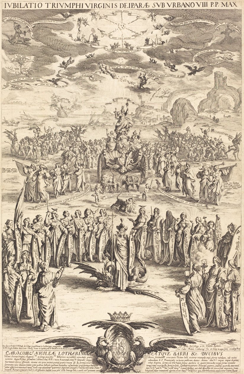 The Triumph of the Virgin by Jacques Callot