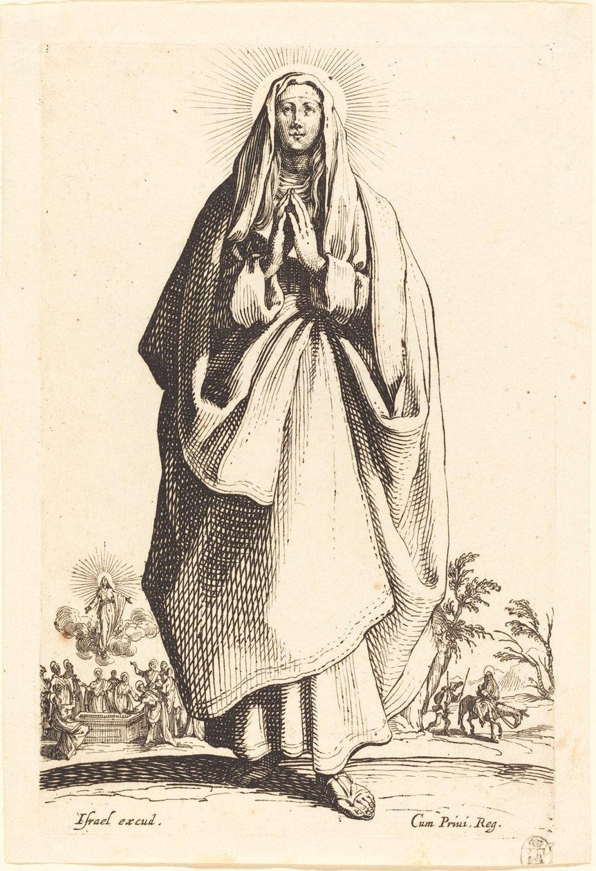 The Virgin by Jacques Callot