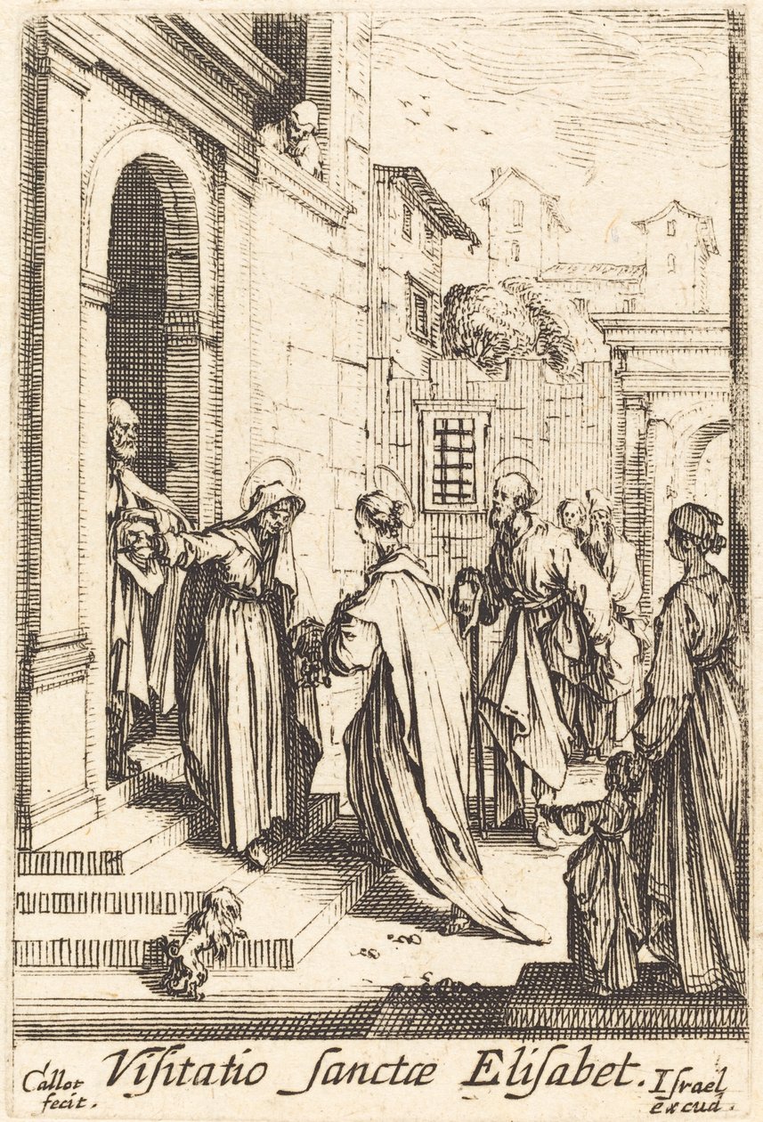 The Visitation by Jacques Callot