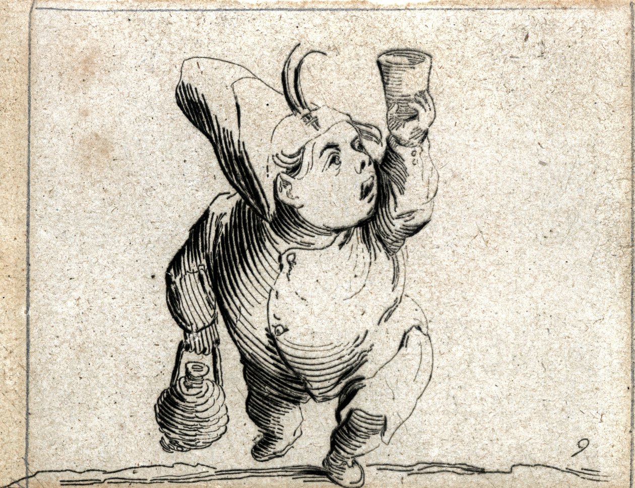 Various Hunchback Figures by Jacques Callot