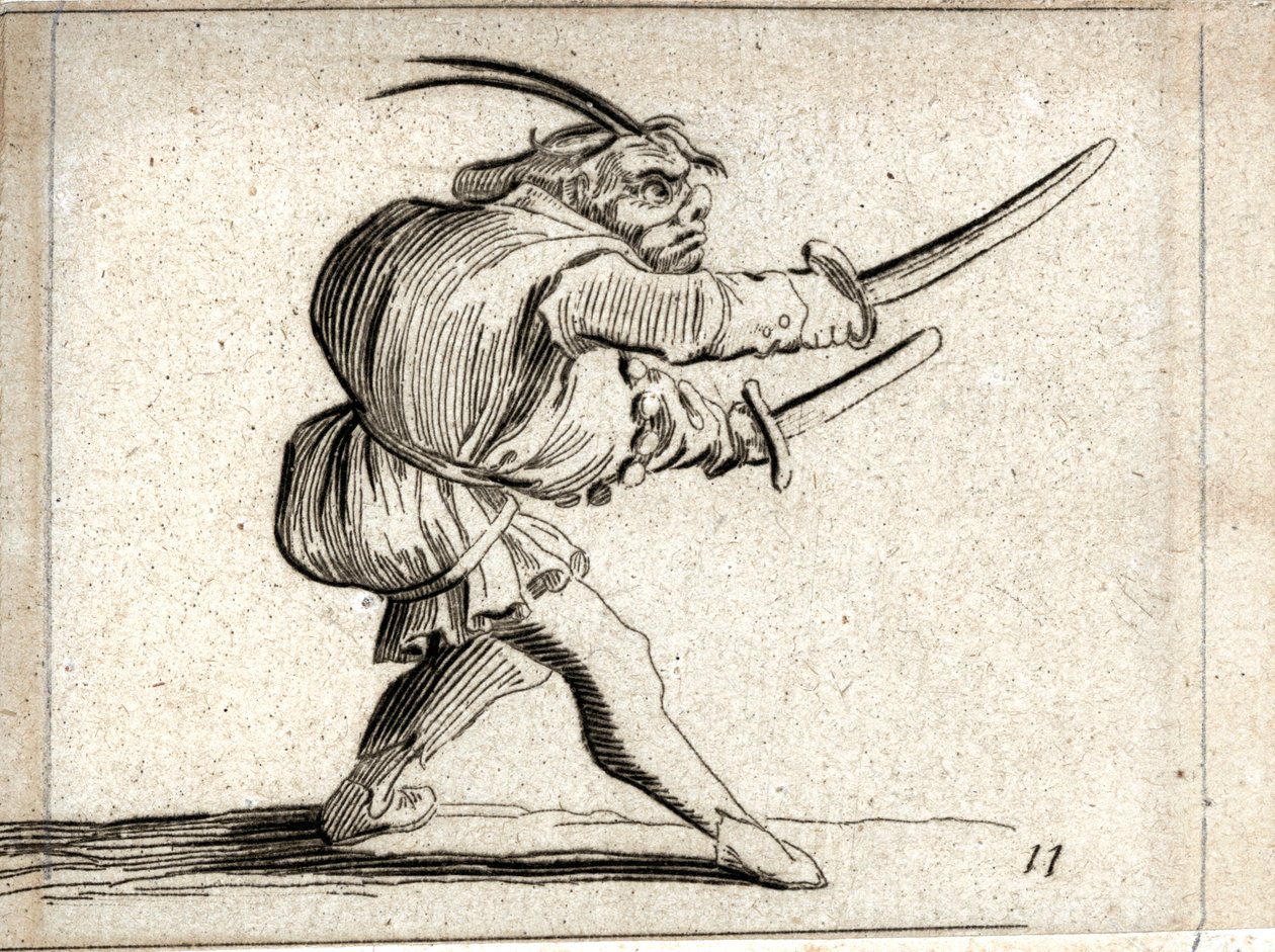 Various Hunchback Figures by Jacques Callot