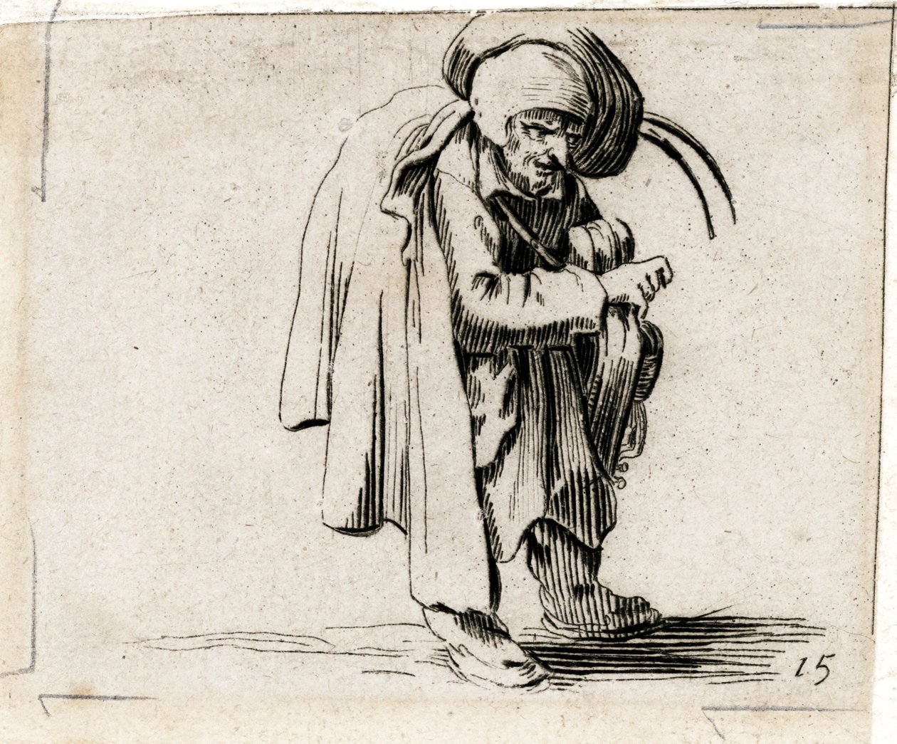 Various Hunchback Figures by Jacques Callot