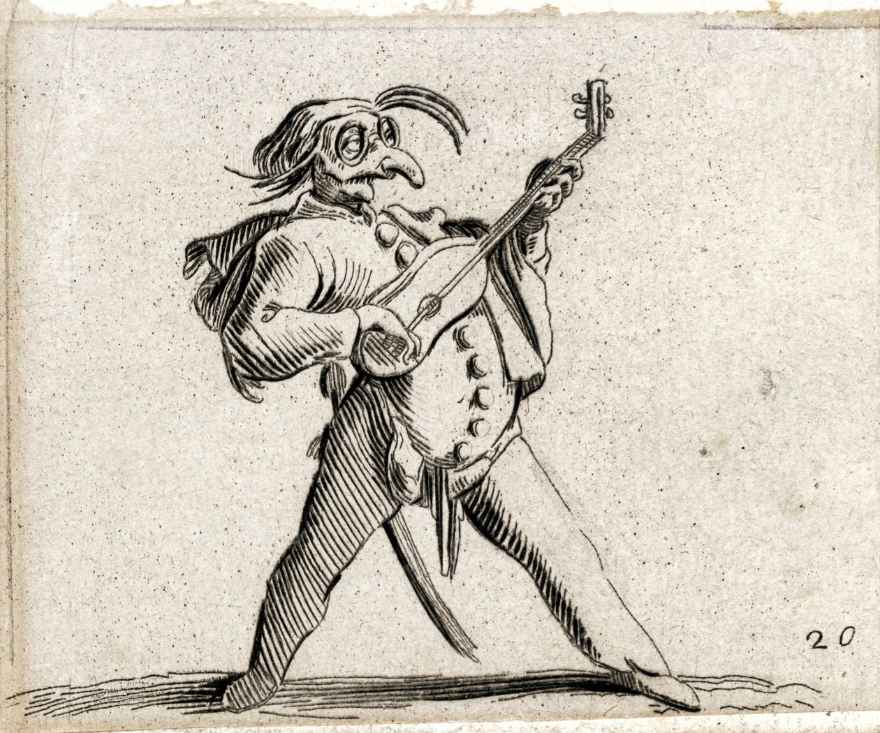Various Hunchbacked Figures by Jacques Callot