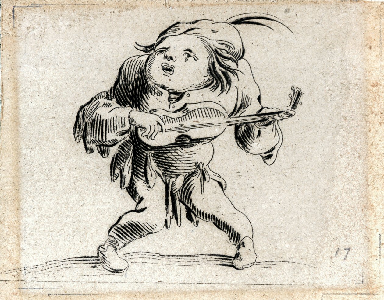 Various Hunchback Figures by Jacques Callot