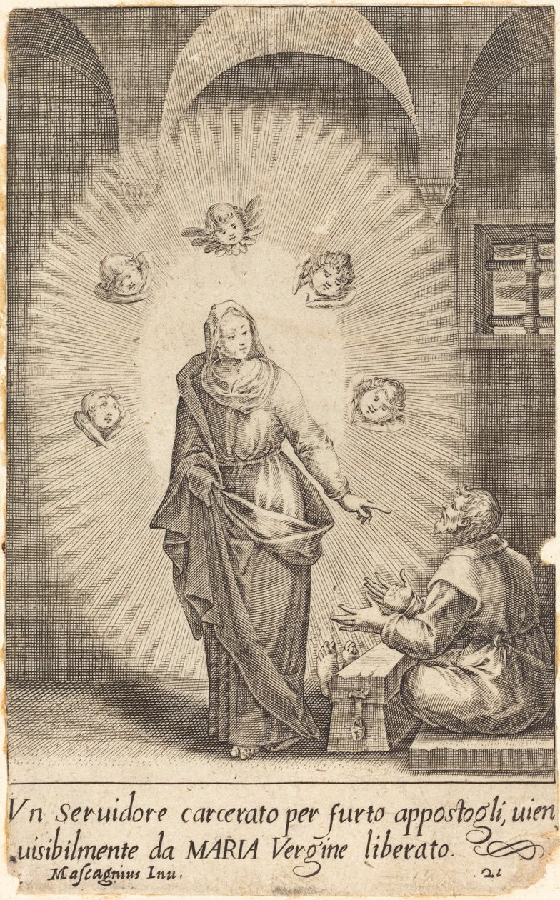 The Delivered Servant by Jacques Callot after Donato Mascagni