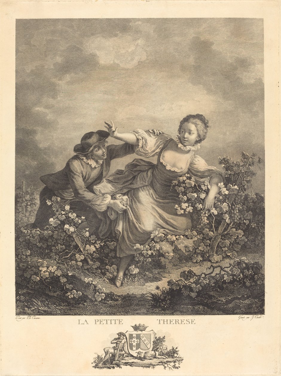 Little Therese by Jacques Couché after Jacques Philippe Caresme