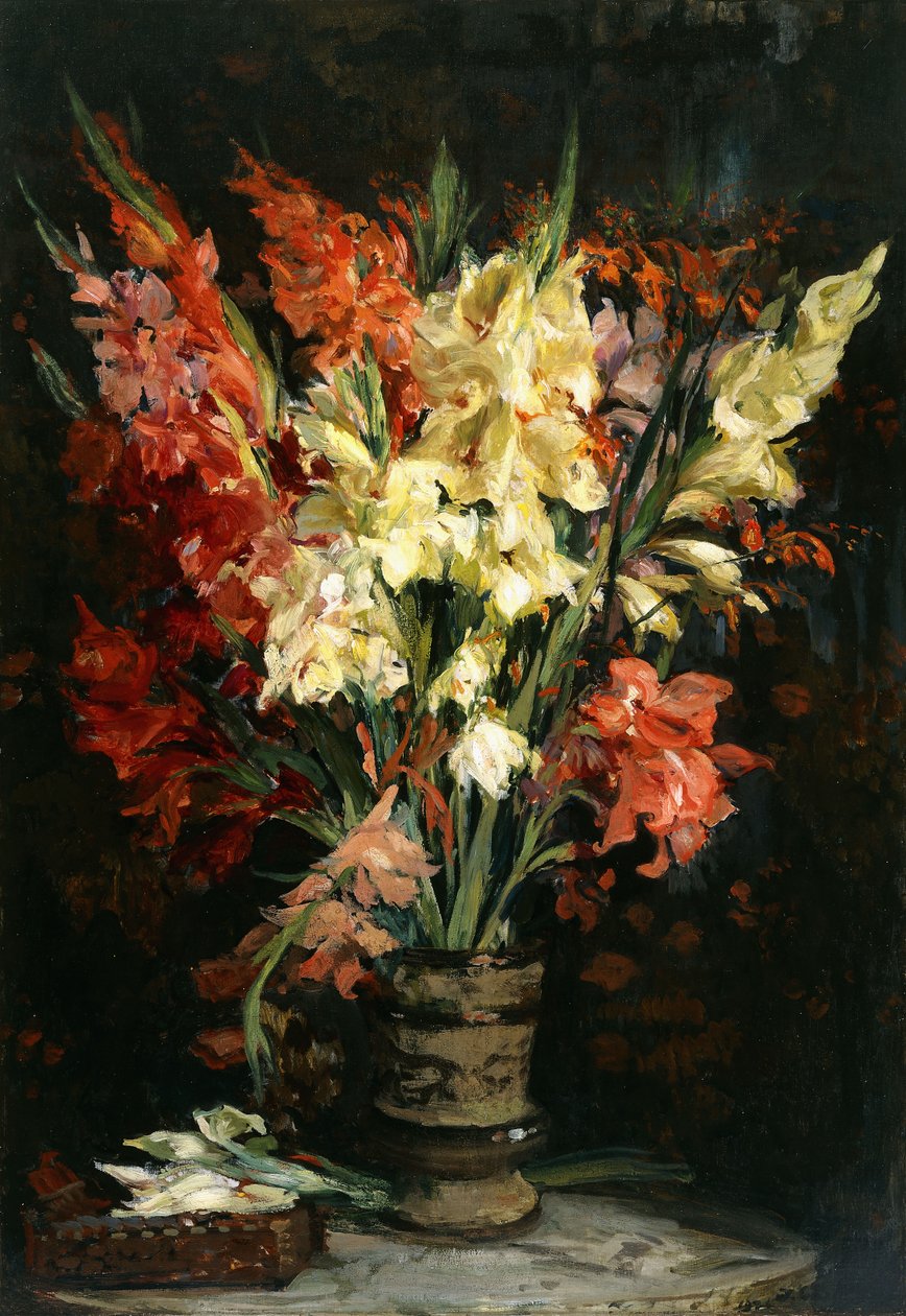 Gladioli by Jacques Emile Blanche