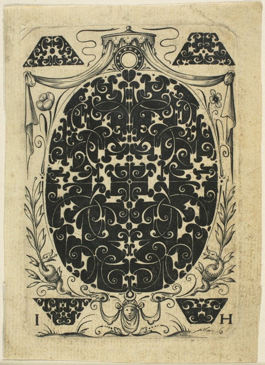 Ornamental Plate II by Jacques Hurtu
