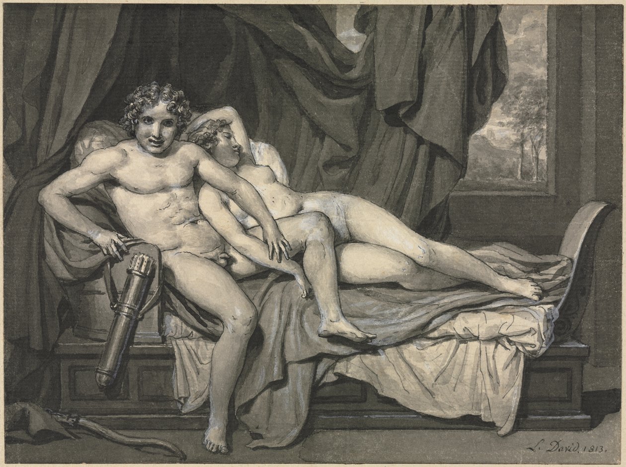 Cupid and Psyche by Jacques Louis David