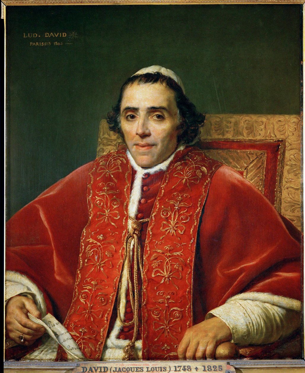 Pope Pius VII by Jacques Louis David