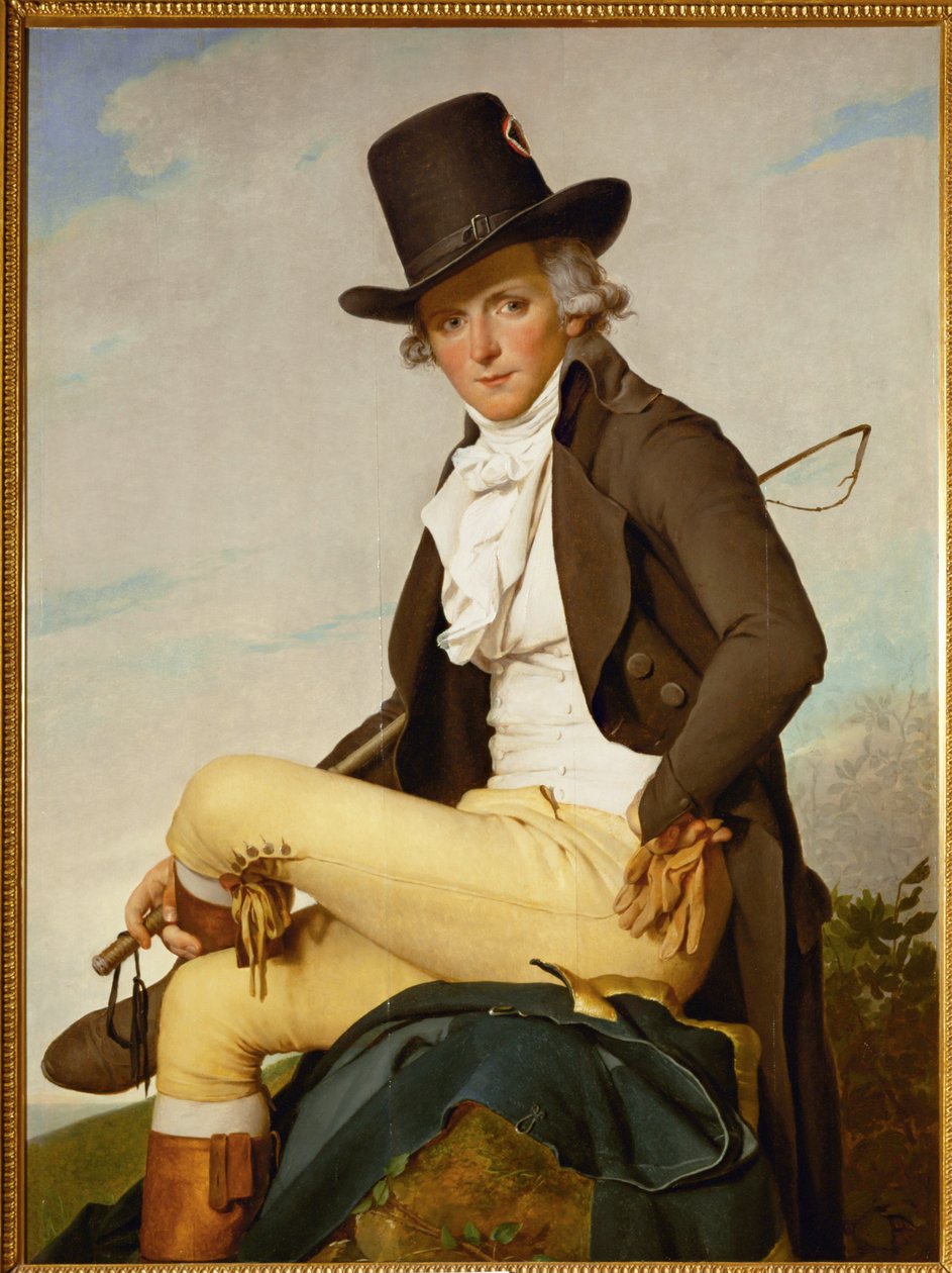 Portrait of Pierre Seriziat by Jacques Louis David