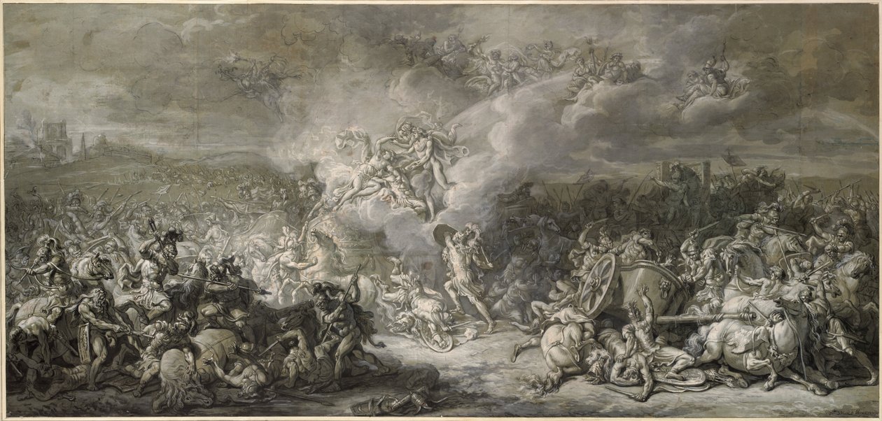 The Combat of Diomedes by Jacques Louis David