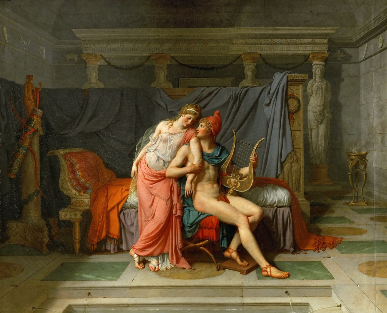 The Loves of Helen and Paris by Jacques Louis David
