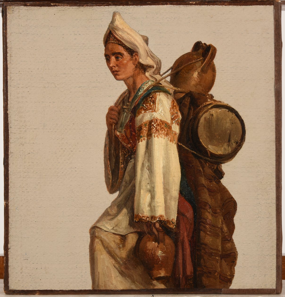 Calabrian Woman by Jacques Raymond Brascassat