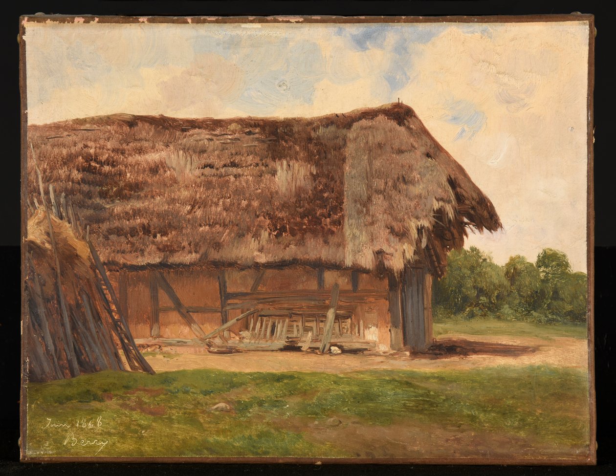 Cottage by Jacques Raymond Brascassat