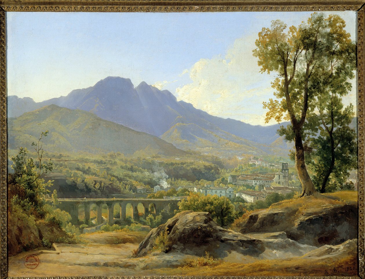 Landscape, View from Villa Cava by Jacques Raymond Brascassat