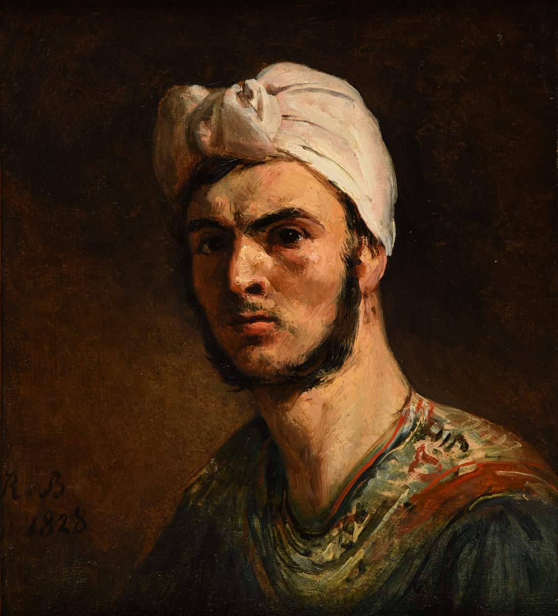 Portrait of a Calabrian by Jacques Raymond Brascassat